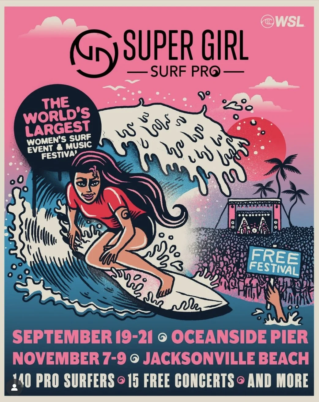 Super Girl Surf Pro Festival — Oceanside Art Walk